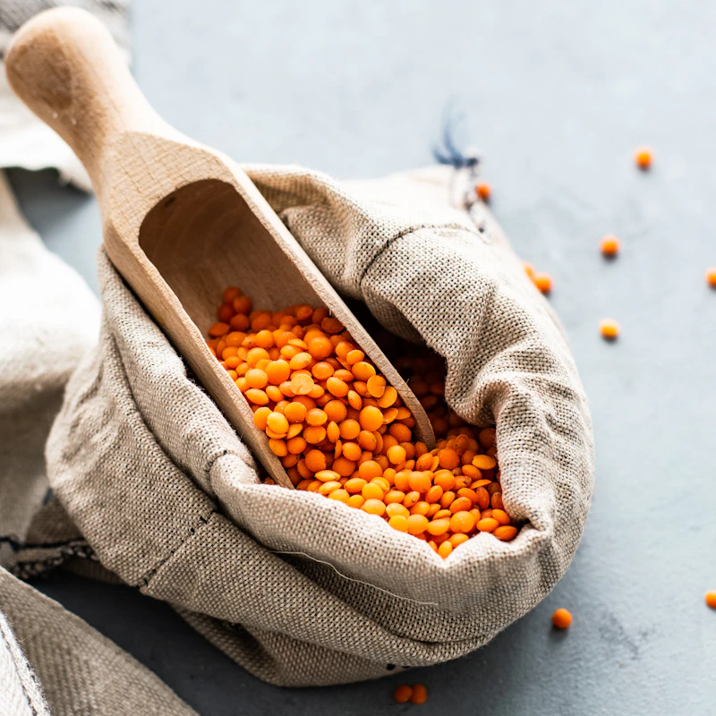 Organic Red Lentils 2 lb β Pantry at Peasley Store